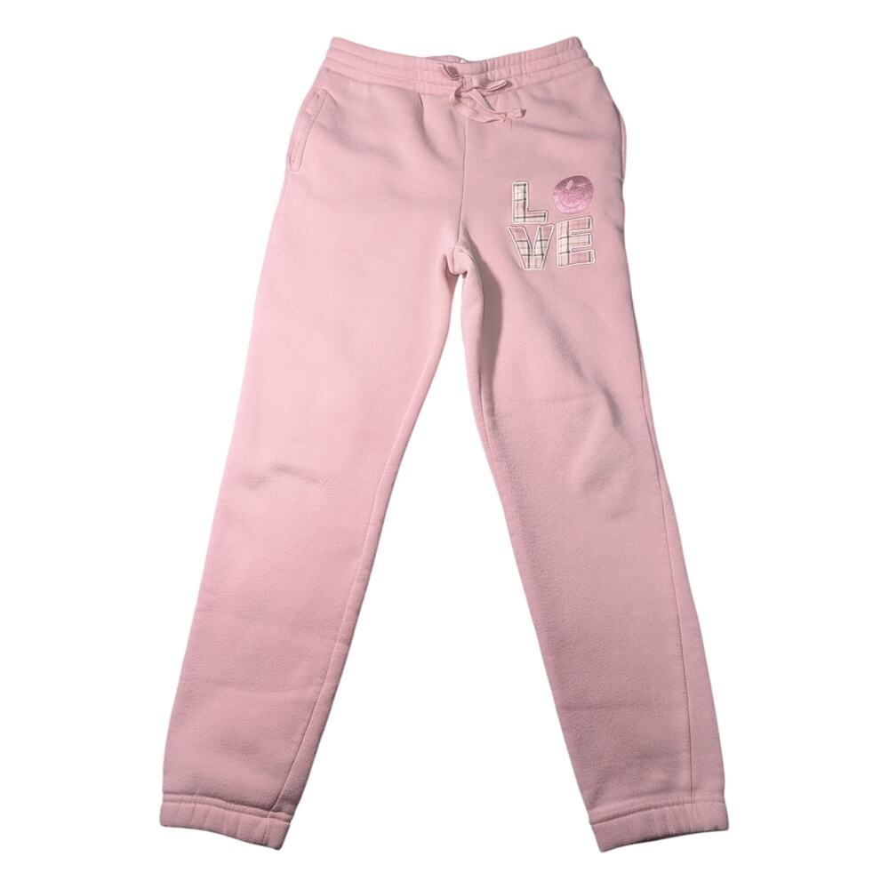 No Comment Girls Sweatpants Love Logo Pink Size L 14